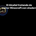 Alcatel corriendo Minecraft