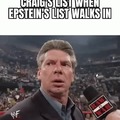 Funny Epstein's list meme