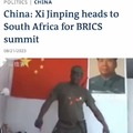 China heads to South Africa