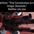 Leftists: The constitution is no longer absolute