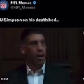 OJ Simpson death bed meme