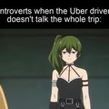 Introverts and the Uber driver