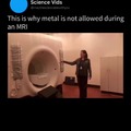 The power of an MRI demonstrated before it undergoes a quenching procedure, which will deactivate its magnet.