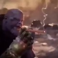 Thanos after a brutal fight with tuco: