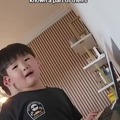 Mom shows her son how its done