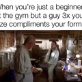 Gym bro moment