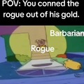 Barbarian vs rogue