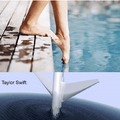 Taylor Swift testing the pool