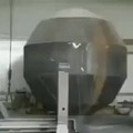Obtaining a perfect metal sphere by exploding a charge underwater