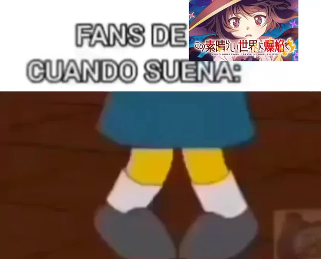 4 memes de megumin y 1 del gran lord kazuma