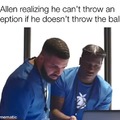 Josh Allen interception meme
