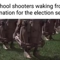 Election season approaches and school shooters reappear