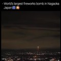 World's largest fireworks in Japan