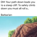Barbarian DnD meme