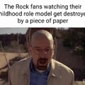 The Rock fans meme