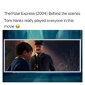 “Who does Tom Hanks play in the Polar Express? "Yes"