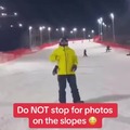 Also don't go 80km/h on a beginner slope