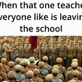 good teachers leaving school