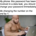 Changing my password