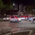 Self driving cars cause a traffic jam in Austin, TX.
