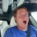 Or Doug DeMuro when driving a Tesla Model S Plaid for the first time