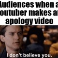 Apology video