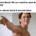 James Bond dank meme
