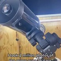 Impressive moon photos making up an animation