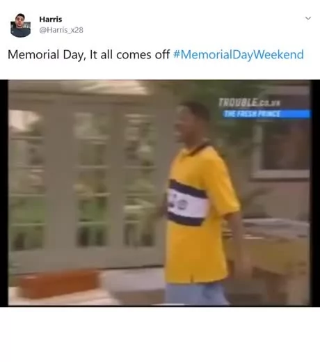 Memorial Day memes circulating on social media