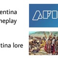 Argentina gameplay vs Argentina lore