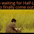 Waiting for Half-Life