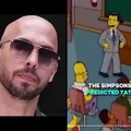 Did the Simpsons predict Andrew Tate