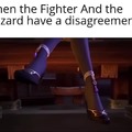 When the Fighter and the Wizard have a disagreement