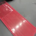 Transparent and ultra thin LED panels in glass.