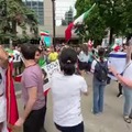 Iranians in canada celebrating their president's death with a helicopter song