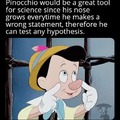 Pinocchio and science