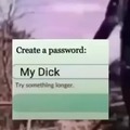 Create a password