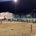 judging a soccer game in Iran