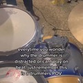 I’m moving from bass to drums